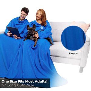 Snuggie Wearable Blanket with Sleeves for Adults